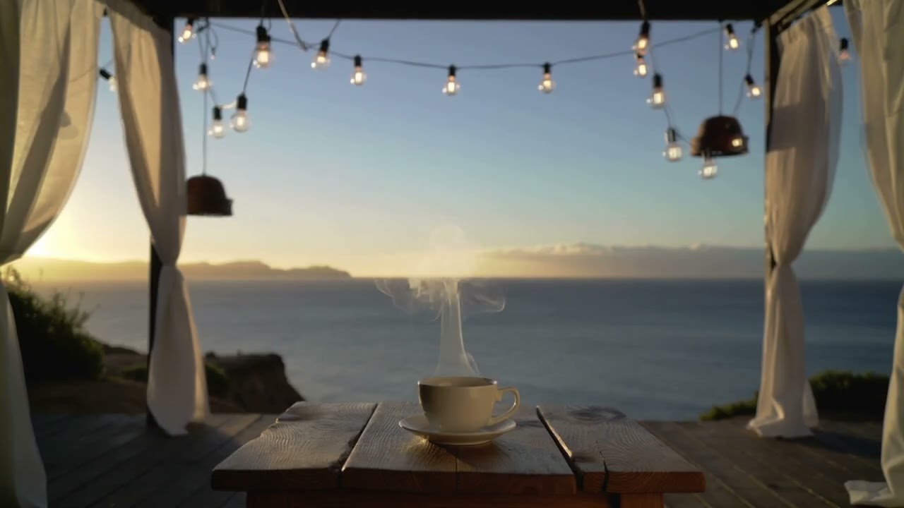 Ocean Morning Calm 🌊 Gentle Waves & Seabirds Ambience (8H)