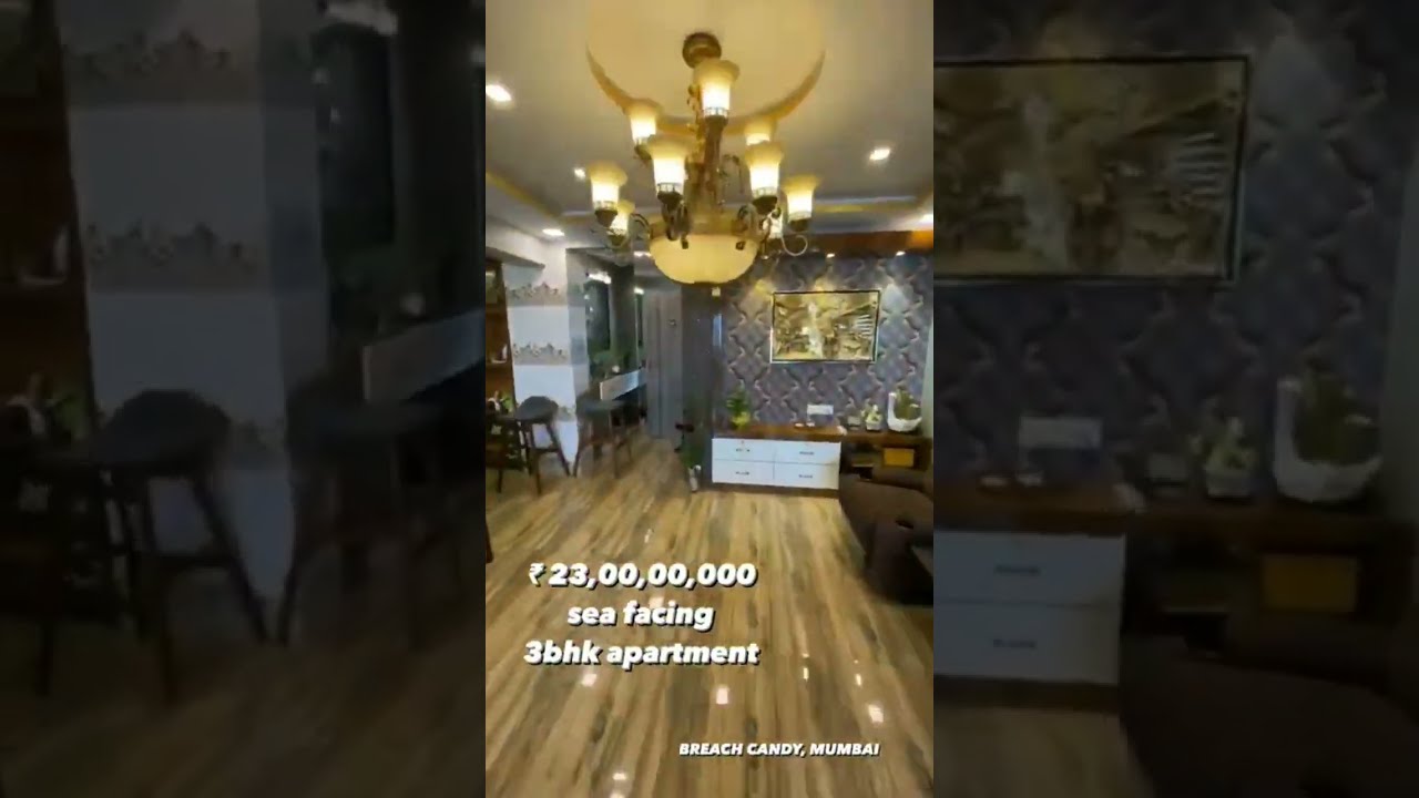🔥✨ 3BHK Sea Facing Apartment in Breach Candy, Mumbai ✨🔥