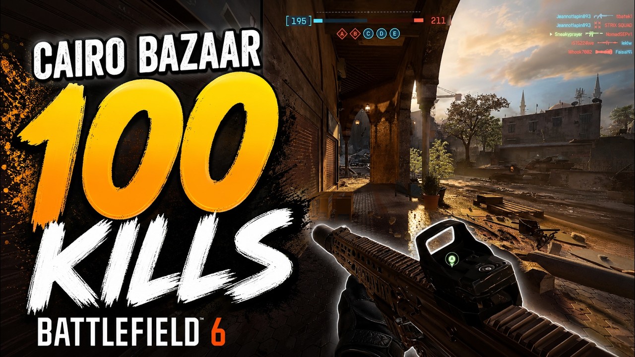 Cairo Bazaar 100 Kills Battlefield 6
