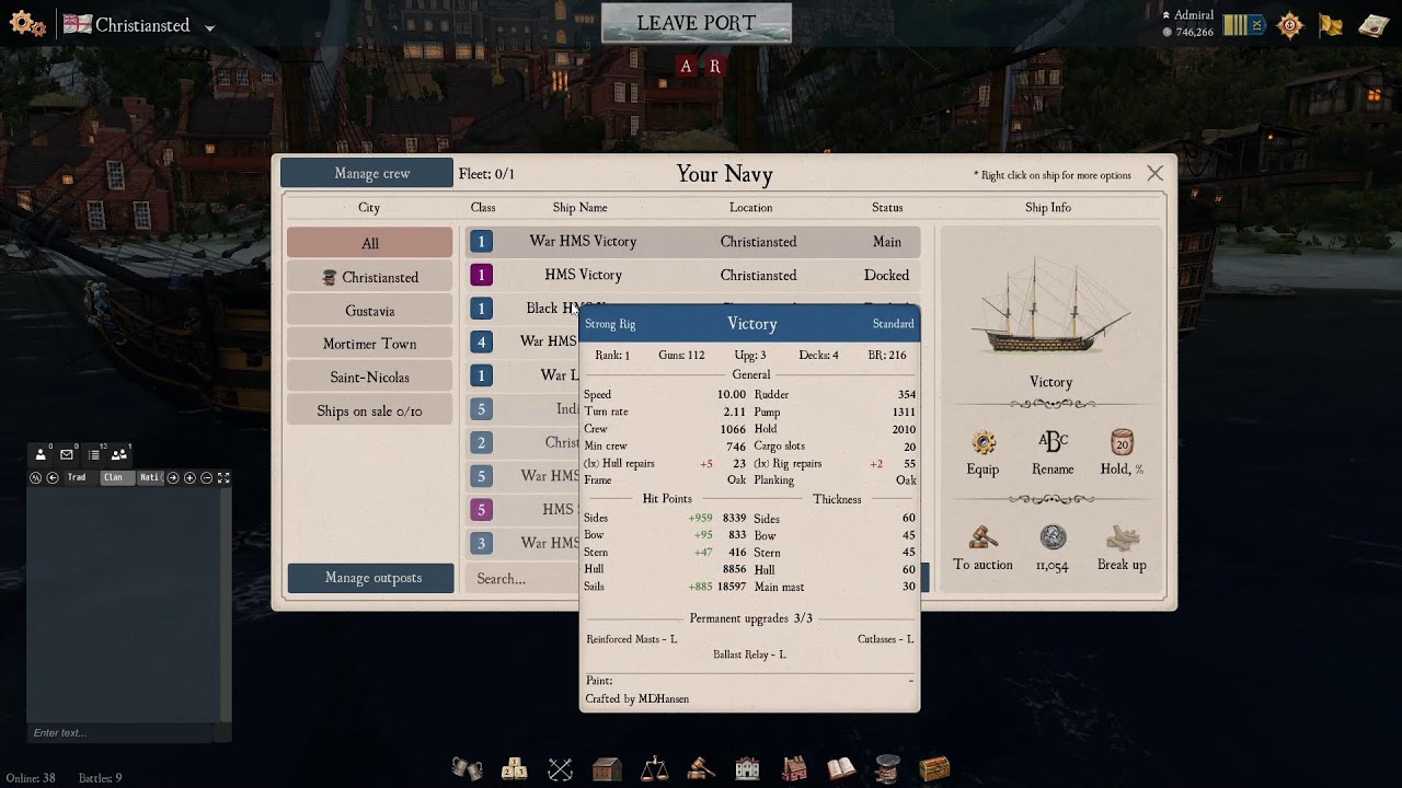 Come sail and fight with Admiral Mattsoy onboard War L'Ocean!!! Naval Action PvE