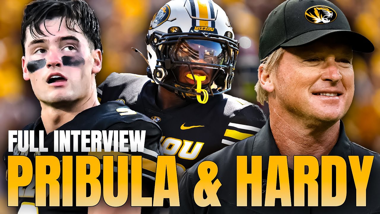 Missouri QB Beau Pribula & RB Ahmad Hardy FULL INTERVIEW | Gruden Goes Long
