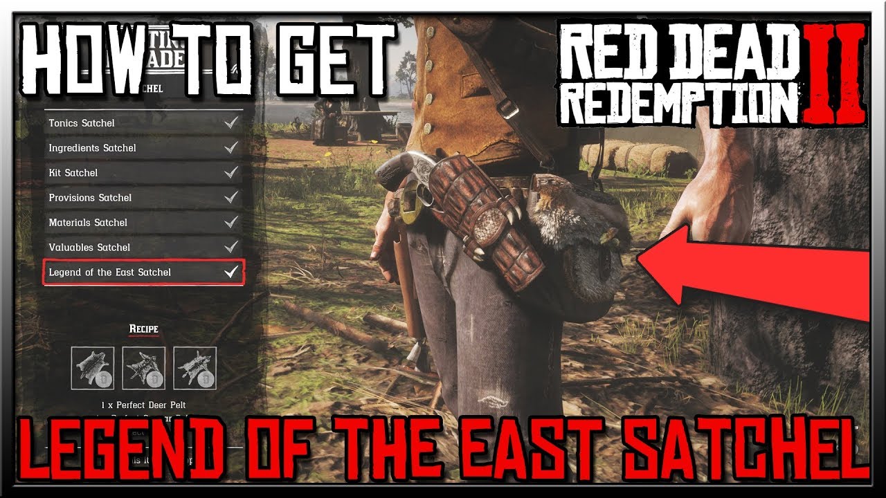 Red Dead Redemption 2 Satchel Ultimate Guide to Crafting All Satchels - Legend Of The East Guide