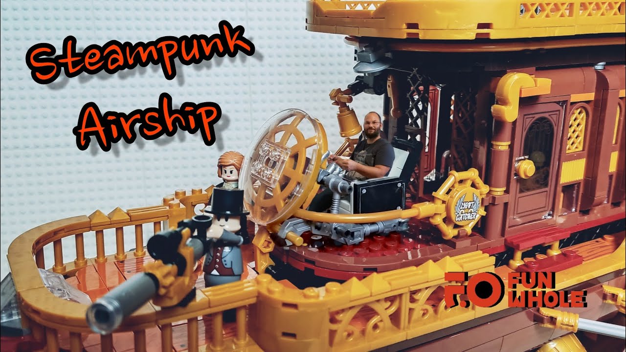 Funwhole Streampunk Airship