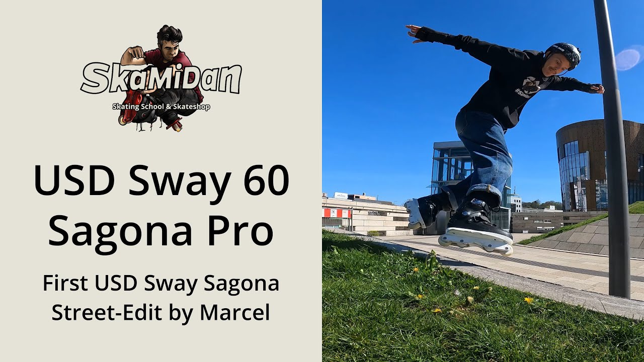 USD Sway Sagona Allstar | Good aggressive skates for street skating? | First Sagona street Edit #1