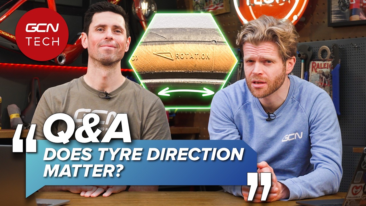 Tyre Rotating Direction, Worn Cycling Shorts and Indoor Trainer Repairs | GCN Tech Clinic
