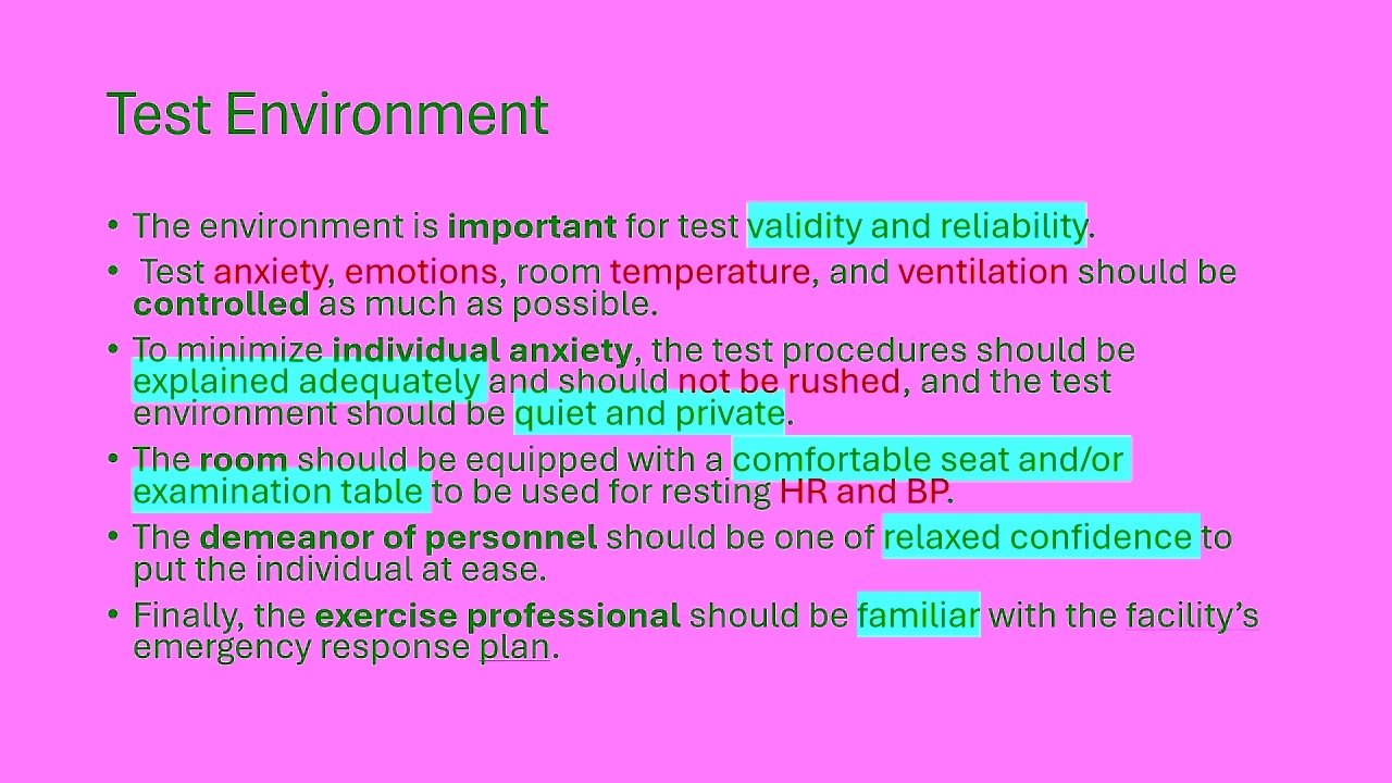 Physical Fitness Testing and Interpretation