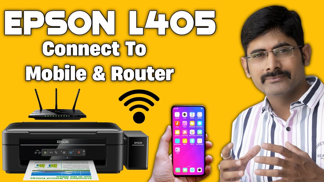 Epson L405 WiFi Setup Made EASY with Mobile Direct Connection