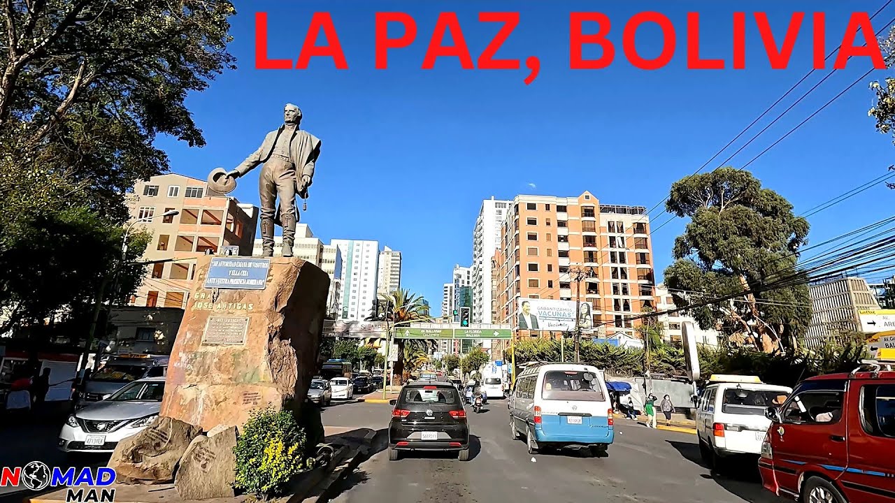 REAL STREETS OF LA PAZ, BOLIVIA. DOWNTOWN LA PAZ  EPISODE 1 🚙 4K
