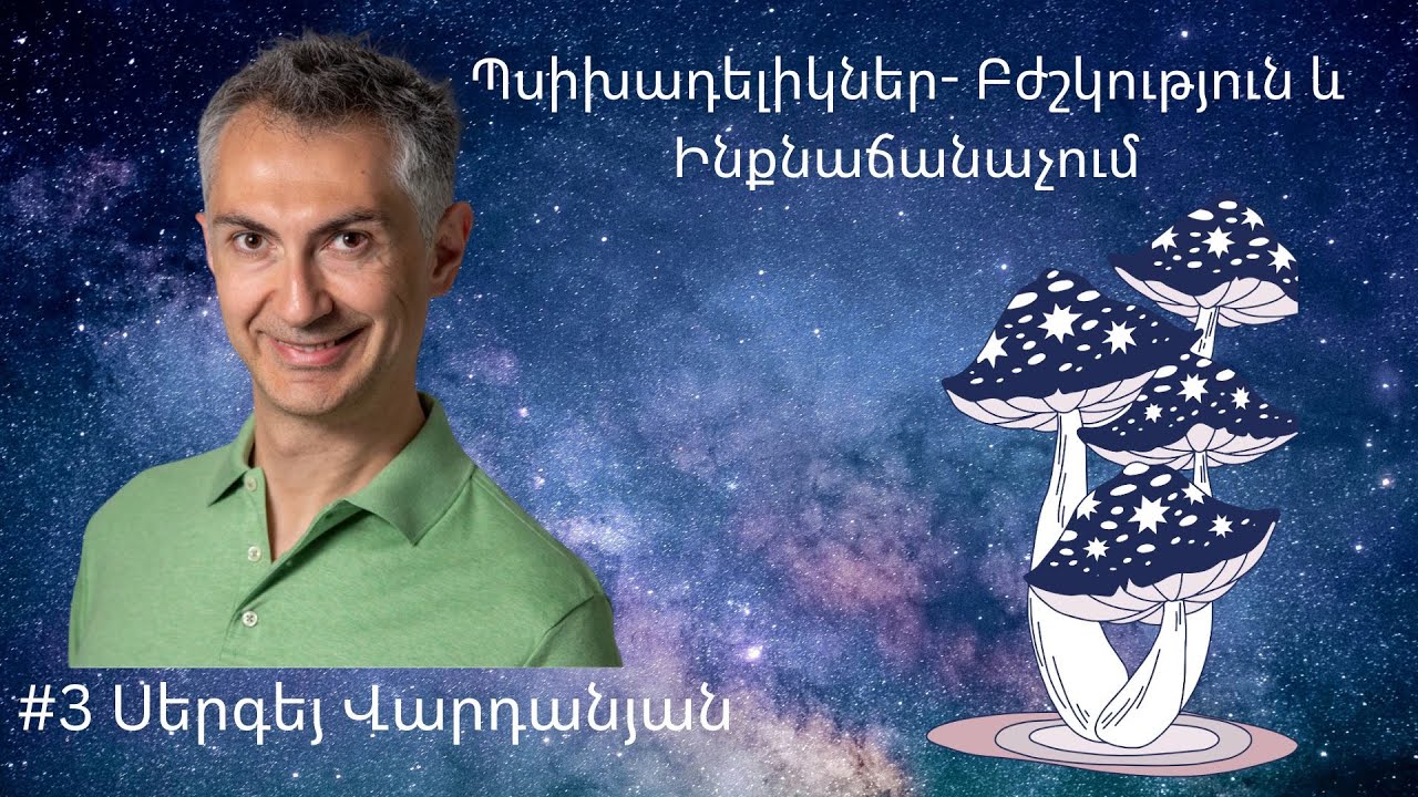 #3 Սերգեյ Վարդանյան-Պսիխադելիկներ․ Գիտություն, Բժշկություն և Ինքնաճանաչում