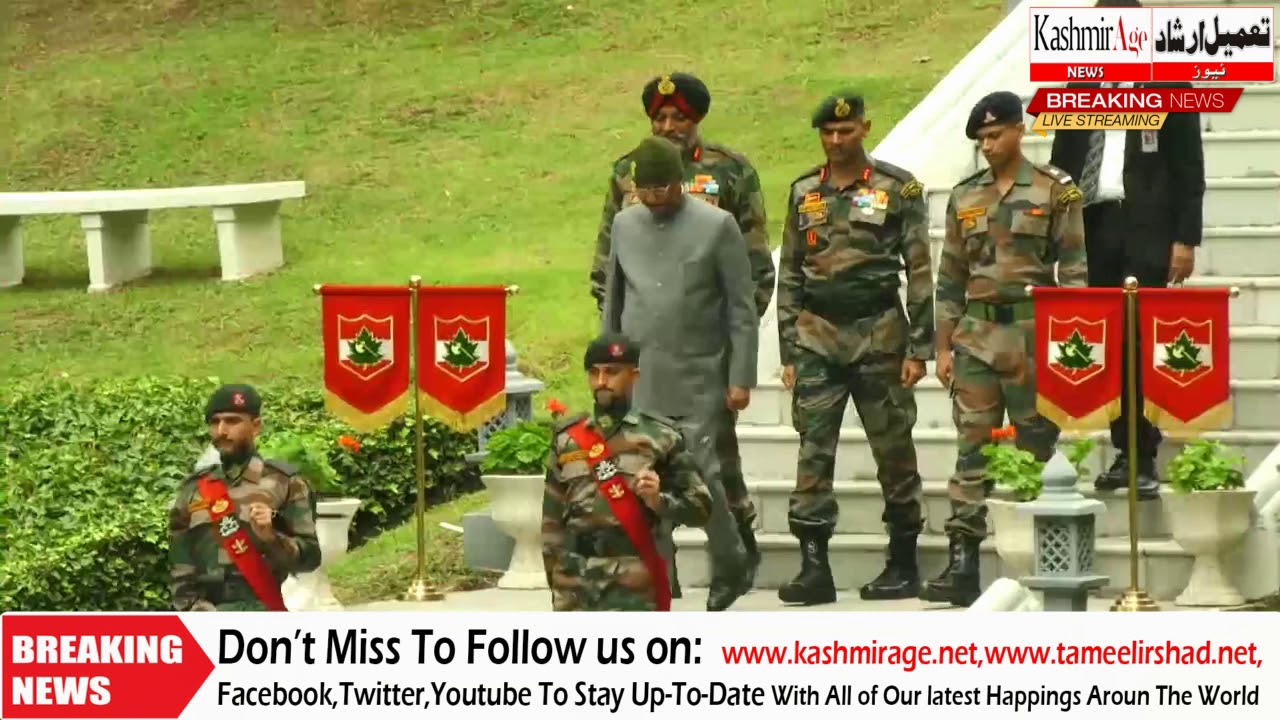 President pays tributes to soldiers killed in Kargil war
