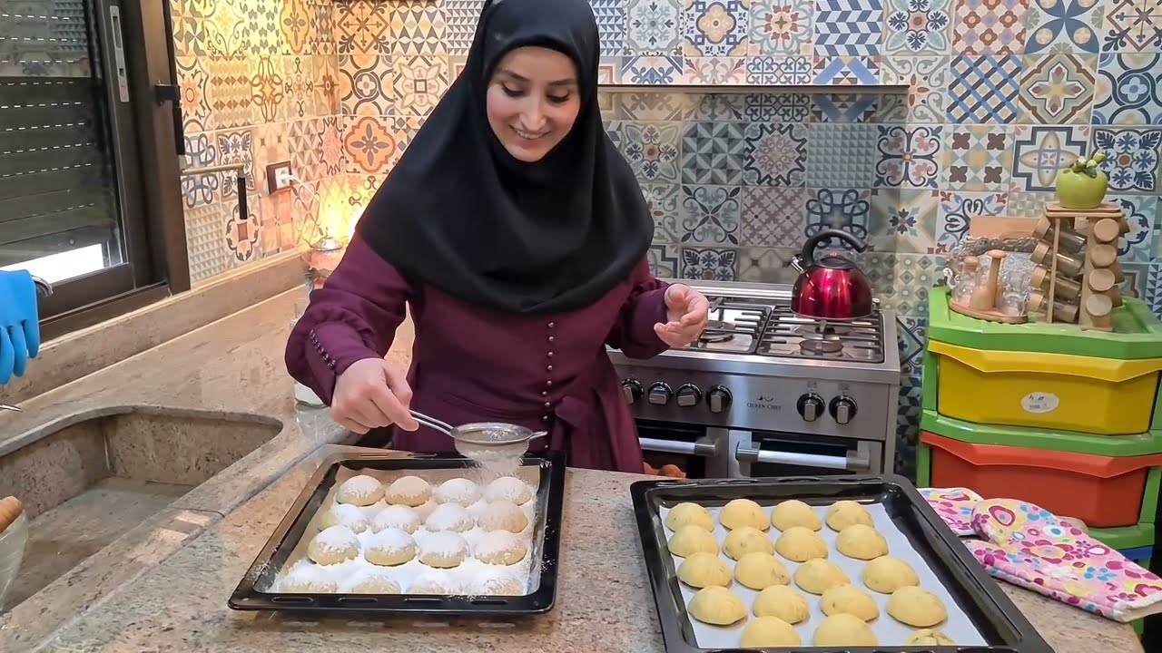 معمول العيد 🤩😋 أقل من نصف ساعة ☝️