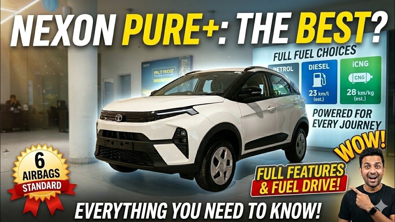 Tata Nexon Ka Most Value For Money Variant 🔥 Pure+ Full Review #tatamotors #tatanexon 