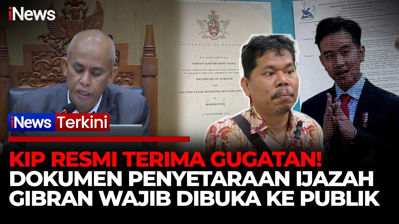 BREAKING! KIP Terima Gugatan Bonatua, Dokumen Penyetaraan Ijazah Gibran Wajib Dibuka ke Publik