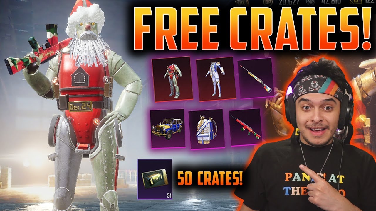 FREE CRATES GIVE SO MANY LEGENDARIES! - New Robot Santa Premium Crates!