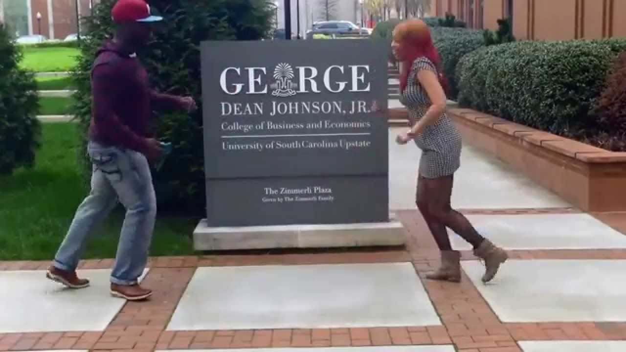 Happy University of South Carolina Upstate students