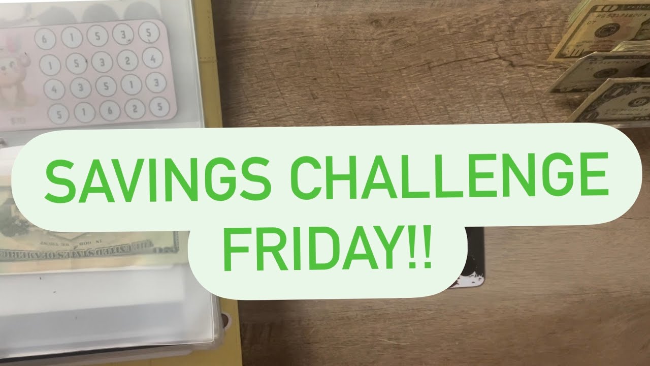Savings Challenge Friday || Having Fun With My Money While Paying Off Debt