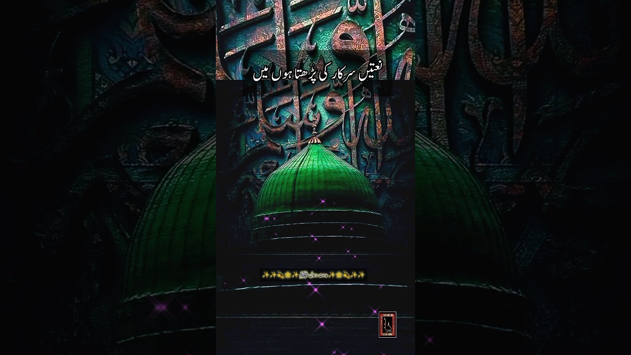 Naatshort l Naatain Sarkar Ki Parhta ho Mainl Midhat E Rasool Karim l Shahbaz Qamar Faridi voice