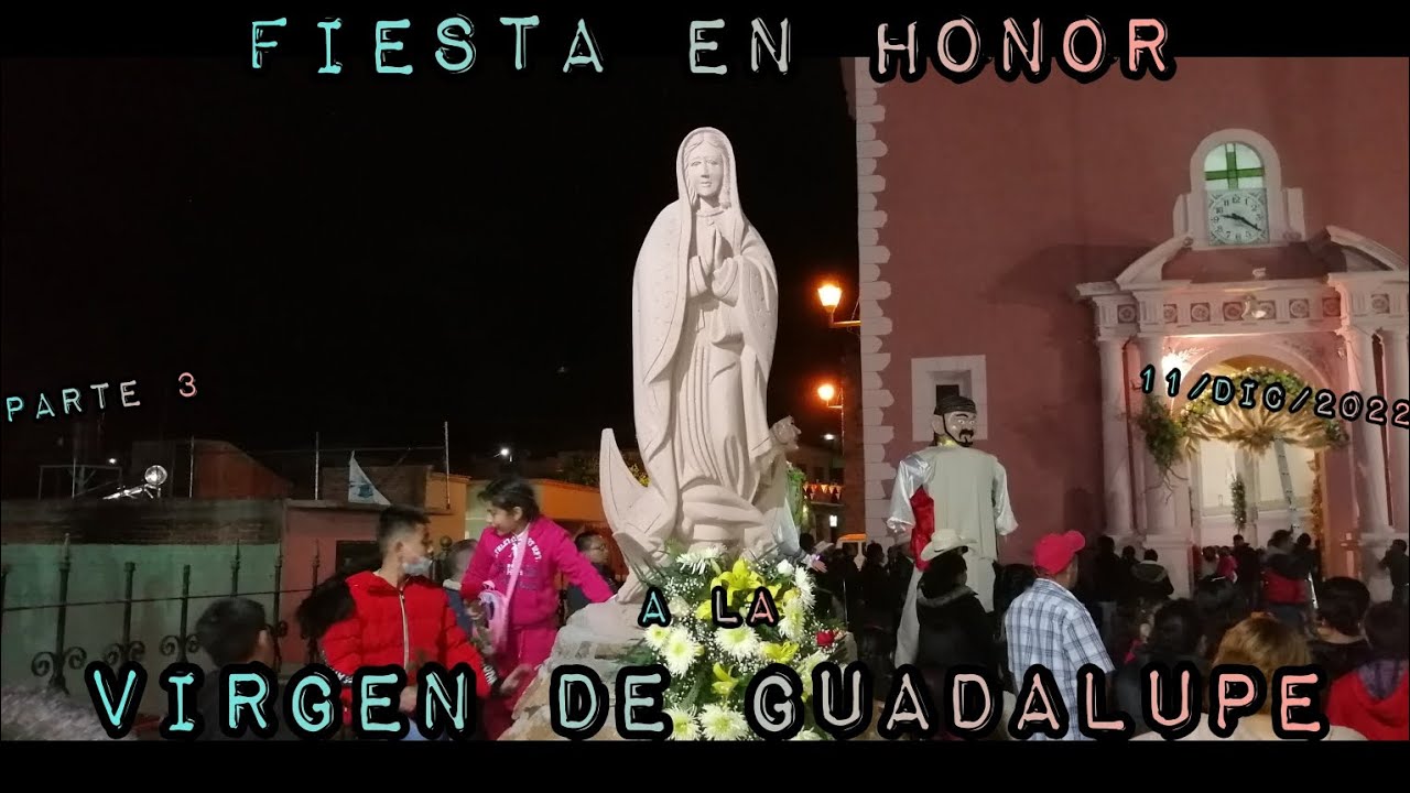 Fiesta en Honor a La Virgen de Guadalupe - Parte 3 - Entrada de Cera Barrio de Calvario.