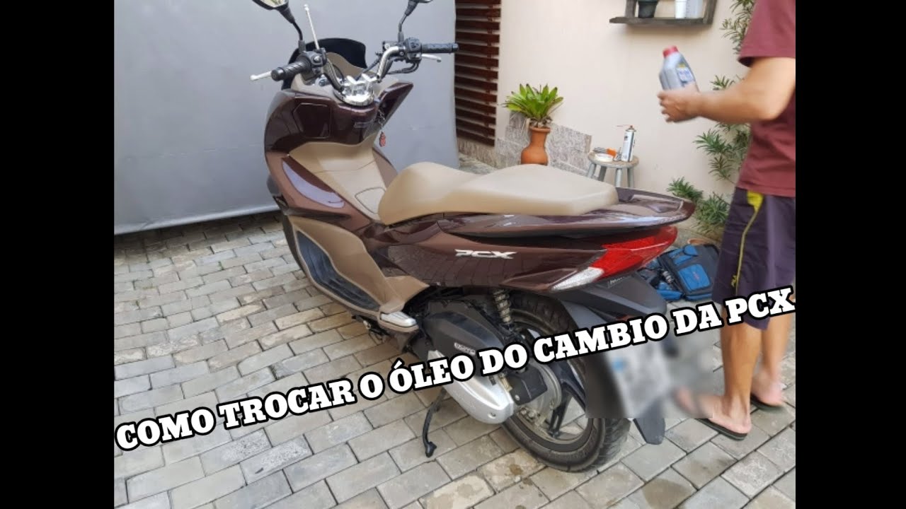 TROCA DE ÓLEO DA TRANSMISSÃO ÓLEO DE CÂMBIO, PCX 150.