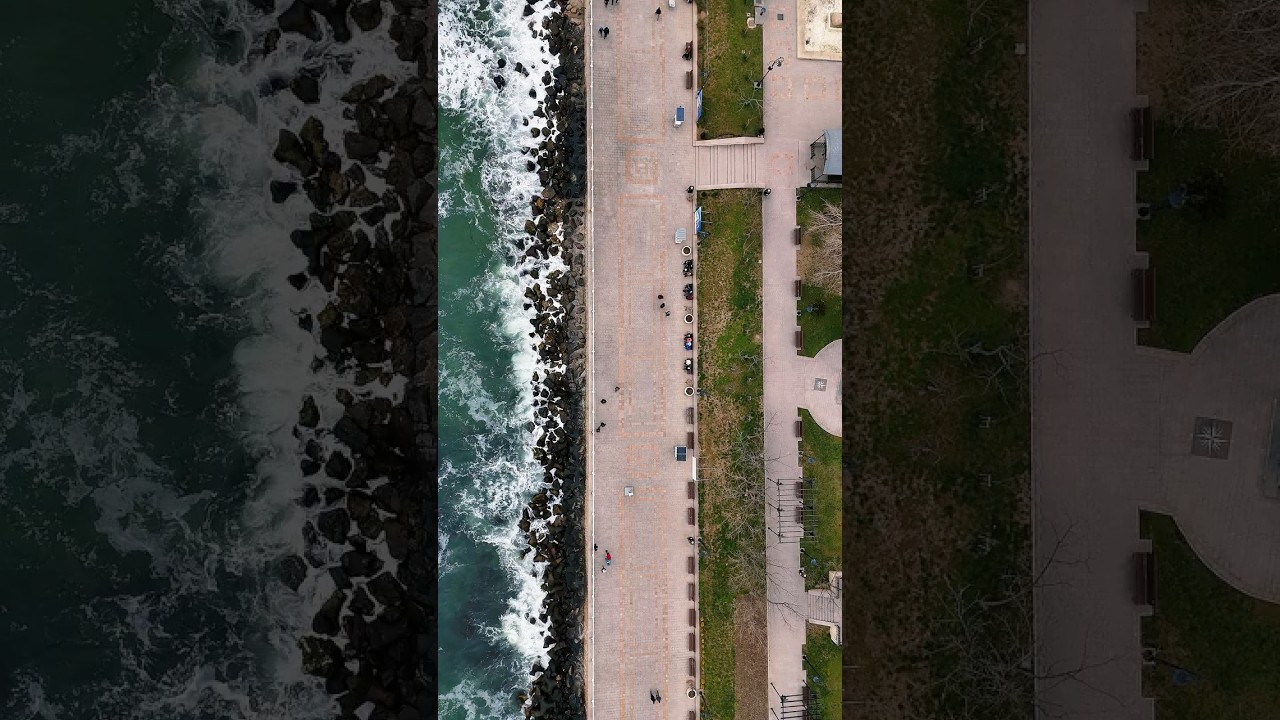 Constanța Promenade &ndash; the best place to take a break | 4K drone video #constanta #romania #drone