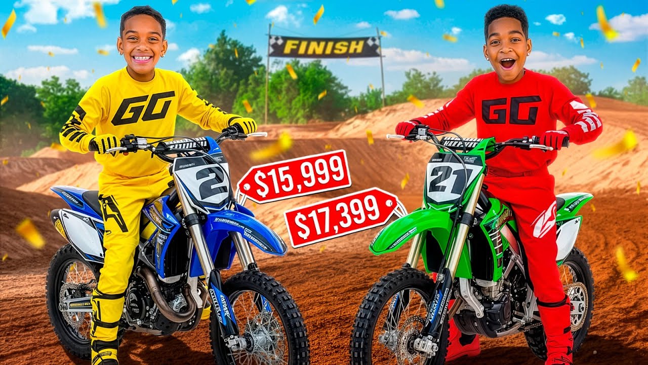 DJ & KYRIE RACED DIRT BIKES!
