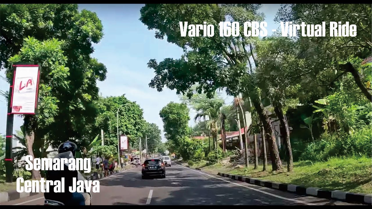 Sunday Morning Semarang City Vario 160 CBS | Central Java 4K Virtual Ride Indonesia with GoPro 11