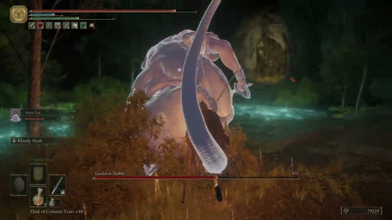 ELDEN RING Ghost Godskin Noble Twins Boss Fight MELEE