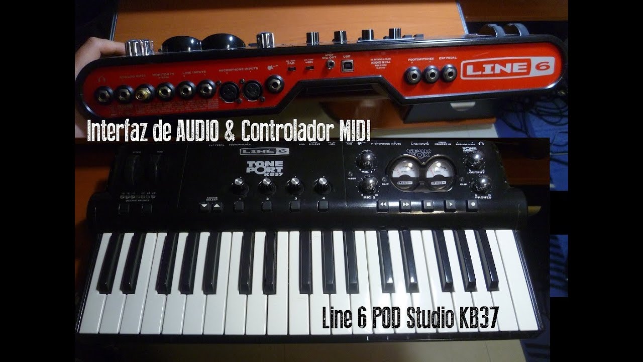 Line6 POD Studio KB37 Interface