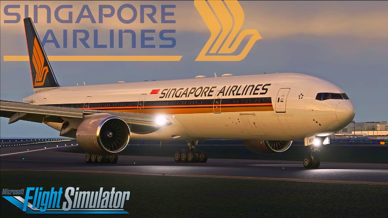 (4K) 10 MINUTES TO LANDING: B777 Approaching into Singapore | MSFS