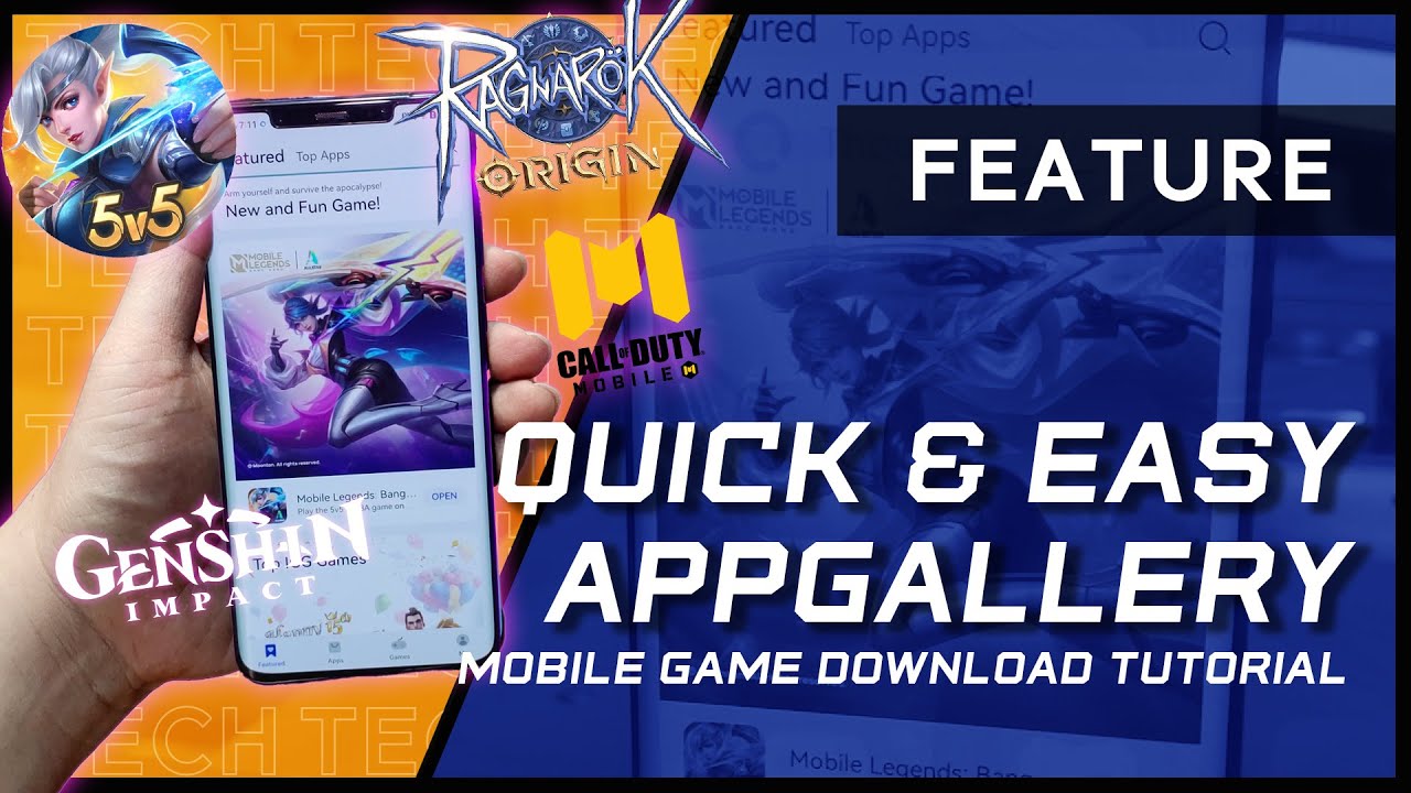 Download games like quick and easy with HUAWEI&rsquo;s AppGallery - COD Mobile, Genshin and more