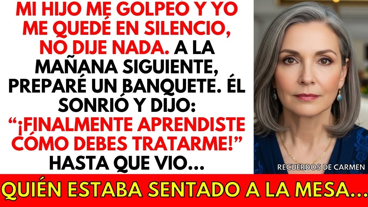 Mi hijo me agredió  A la mañana siguiente, le serví un desayuno especial    y obtuve justicia