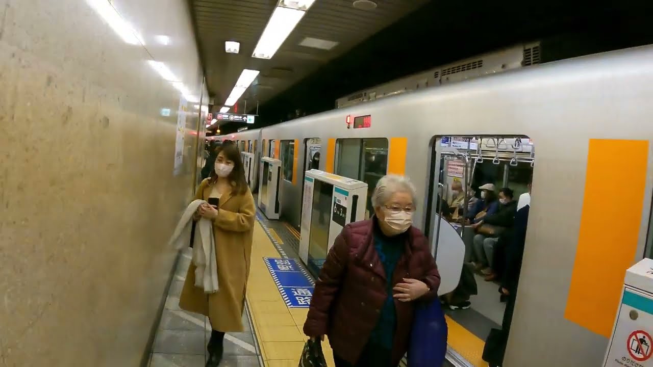 Shibuya Station Z01 Walk | Tokyo Metro Hanzomon Line Exploration | Japan 4K ASMR