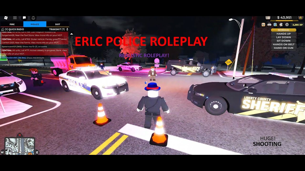 REALISTIC POLICE ROLEPLAY ERLC (BIG SHOOTING)
