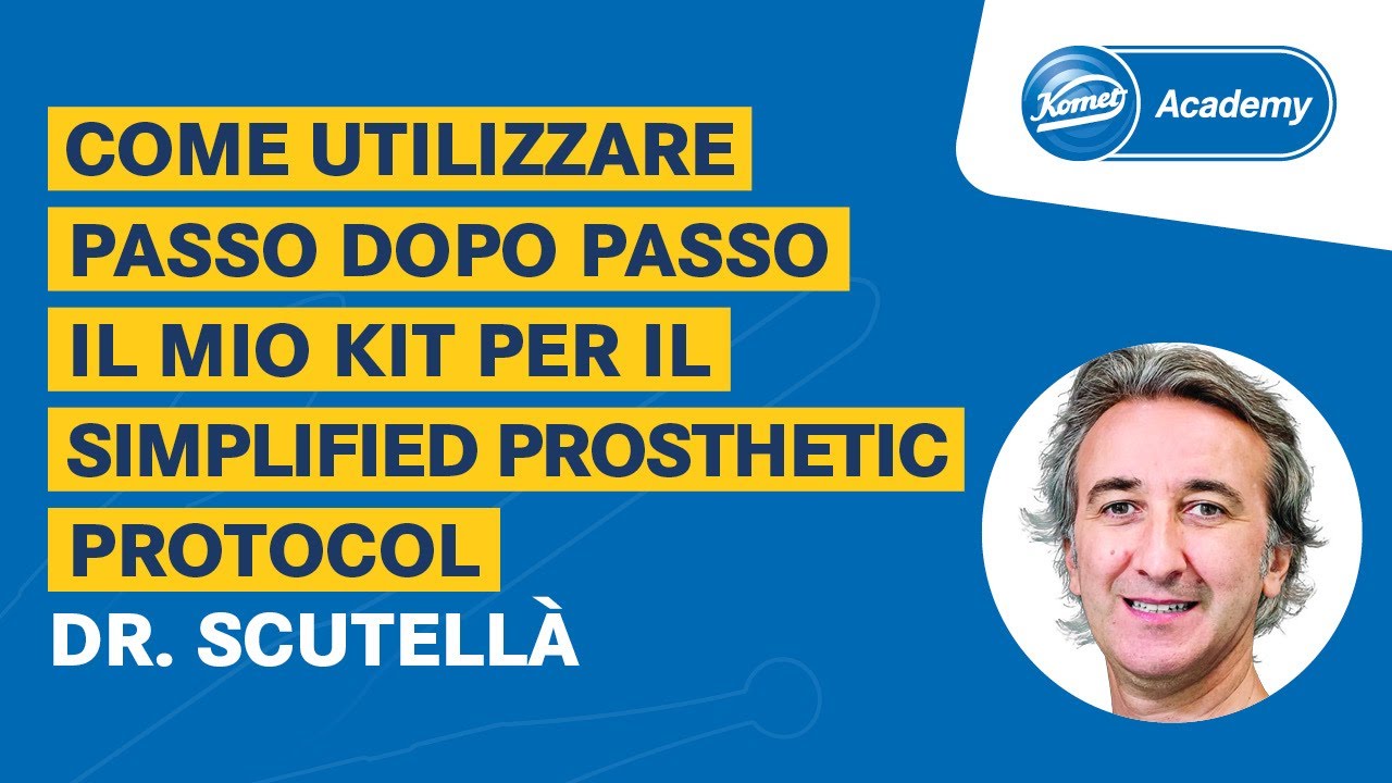 Il kit Komet del Dr Scutellà per preparazione verticale protesi