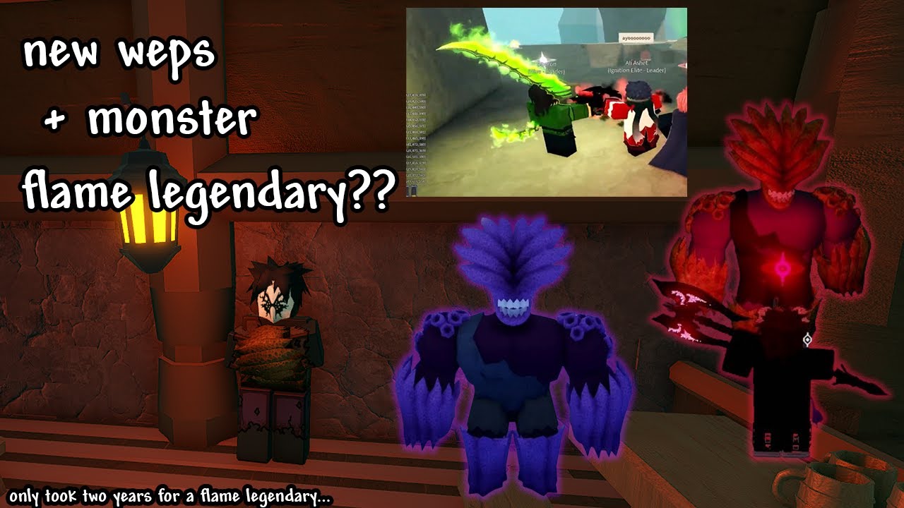 2 New Weapons & Monster (FLAME LEGENDARY) | Deepwoken