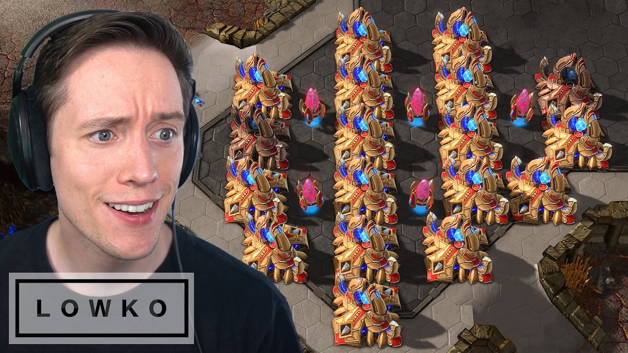 Maru faces herO's 18 GATEWAY ALL-IN! (StarCraft 2)