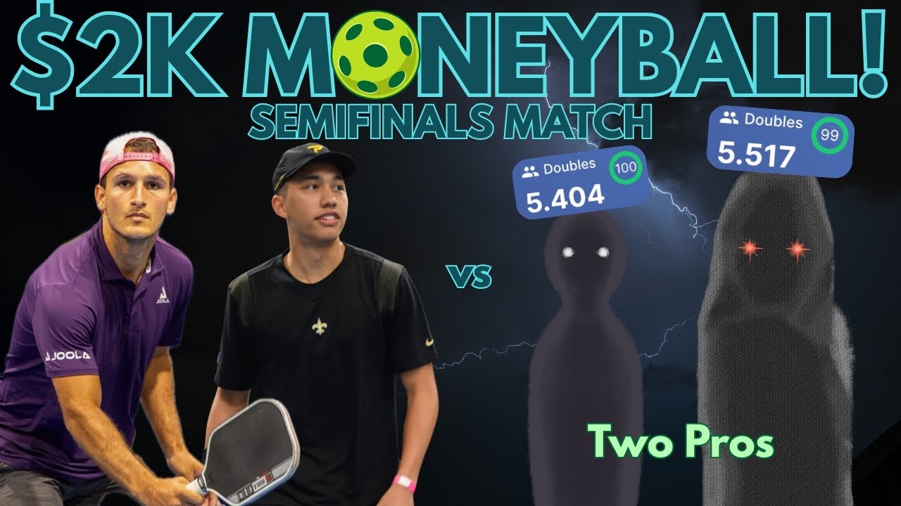 $2K MONEYBALL SEMIFINALS | ARE WE COOKED!? | Pip/AJ vs 2 Pros | Category 5 Pickleball, Mandeville LA