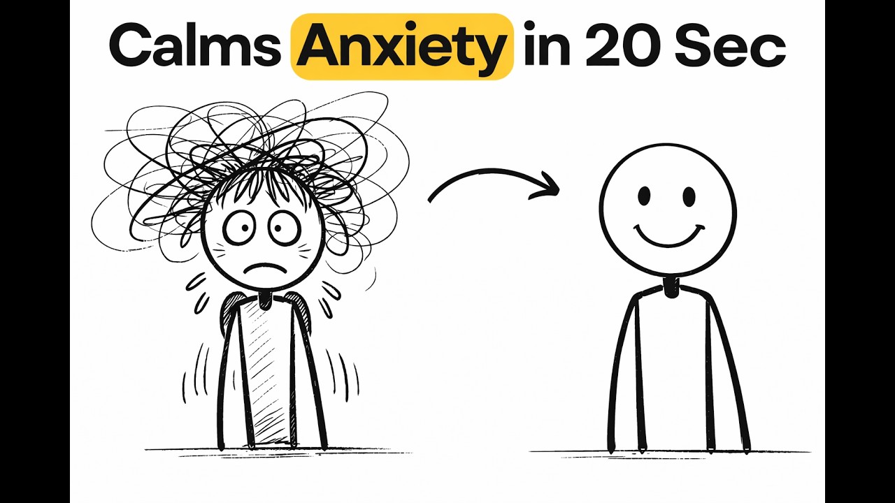 This 20-Second Trick Instantly Calms Anxiety (Do This Now)
