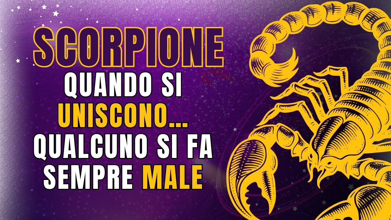 I 5 segni MENO compatibili con lo SCORPIONE 💔 Chi è il tuo errore amoroso?
