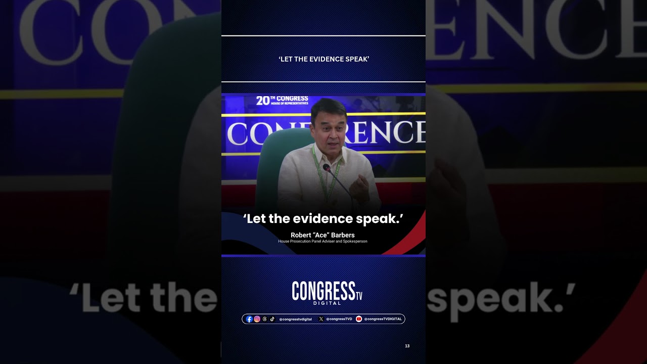 Let the evidence speak&rsquo;.