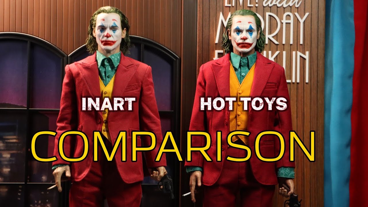 HOT TOYS  - INART JOKER COMPARISON.