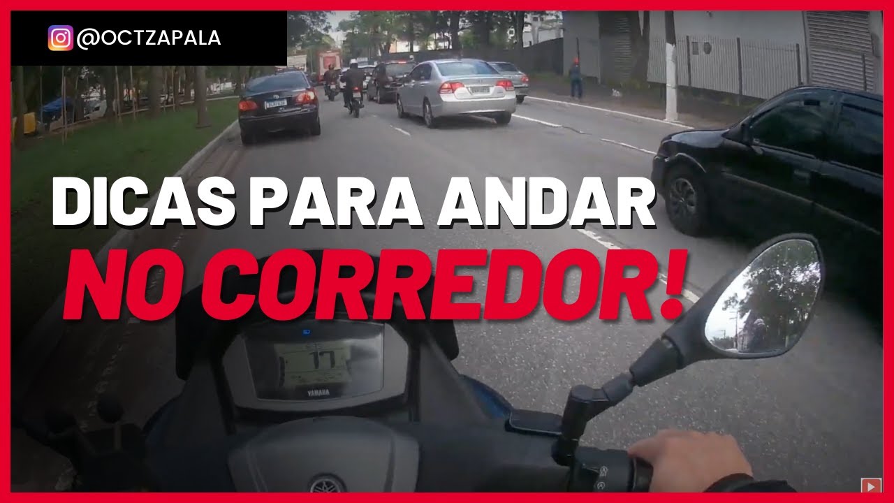 DICAS para andar no CORREDOR de Scooter/Moto