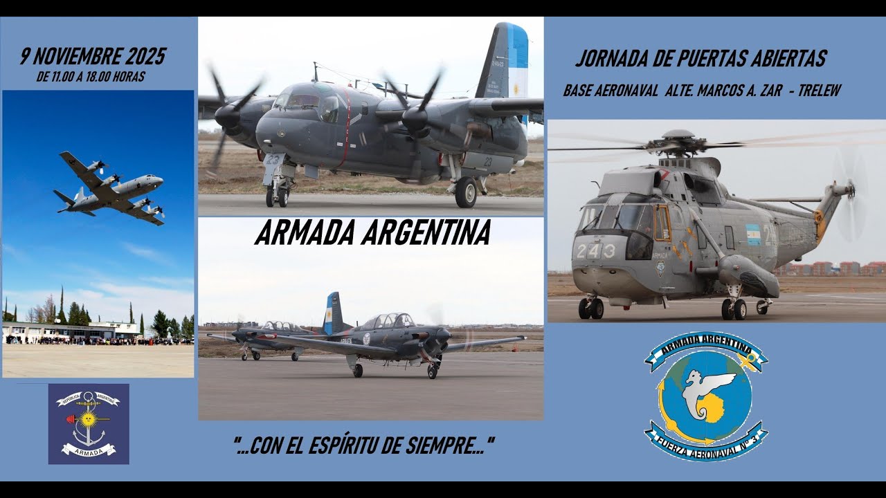Base Aeronaval Alte Zar- Trelew - Argentina-Open Day-2025