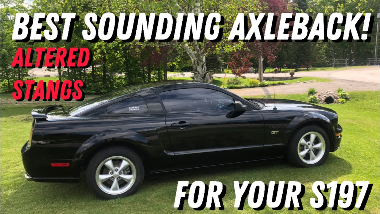 S197 Mustang Best Axle Back Mufflers and Installation! Amazing sound.
