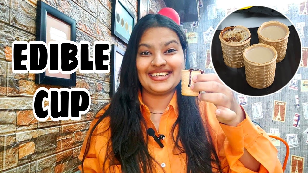 EDIBLE COFFEE CUP | Tea and Coffee in Eco Friendly Eatable Cups | The Magical Being