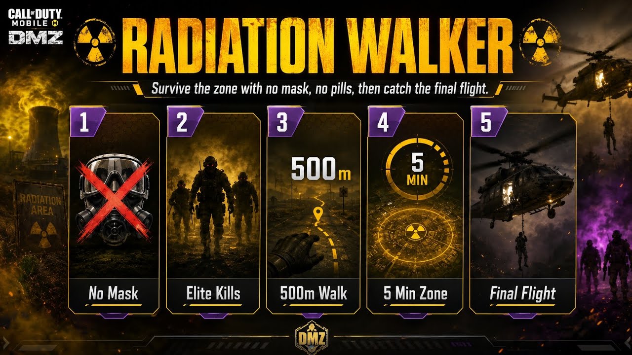 Перчатка 5 | Руководство по Радиационной Ходячей Зоне | COD Mobile DMZ