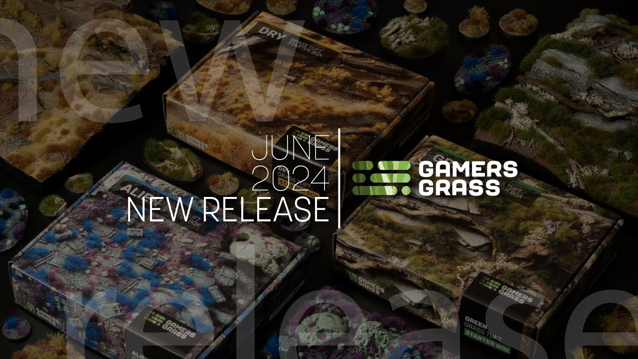 GamersGrass | June 2024 | New Release - Grass Tuft Starter Boxes