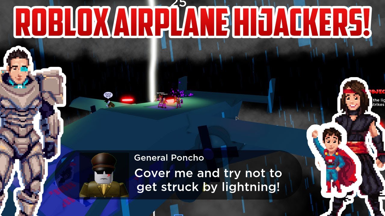 МЫ ДОЛЖНЫ ОСТАНОВИТЬ ПОХИТИТЕЛЕЙ ROBLOX | История Roblox Airplane 3