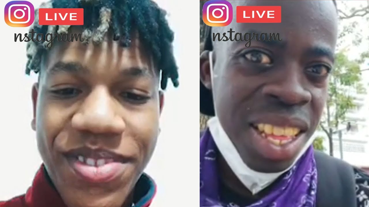 (El Kamel) & (Marlon el guapo natural) en vivo por Instagram