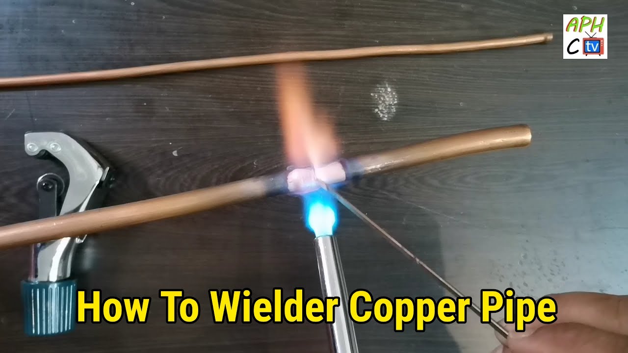 এসি ফ্রিজের পাইপ ওয়েডিং _ ac copper pipe welding